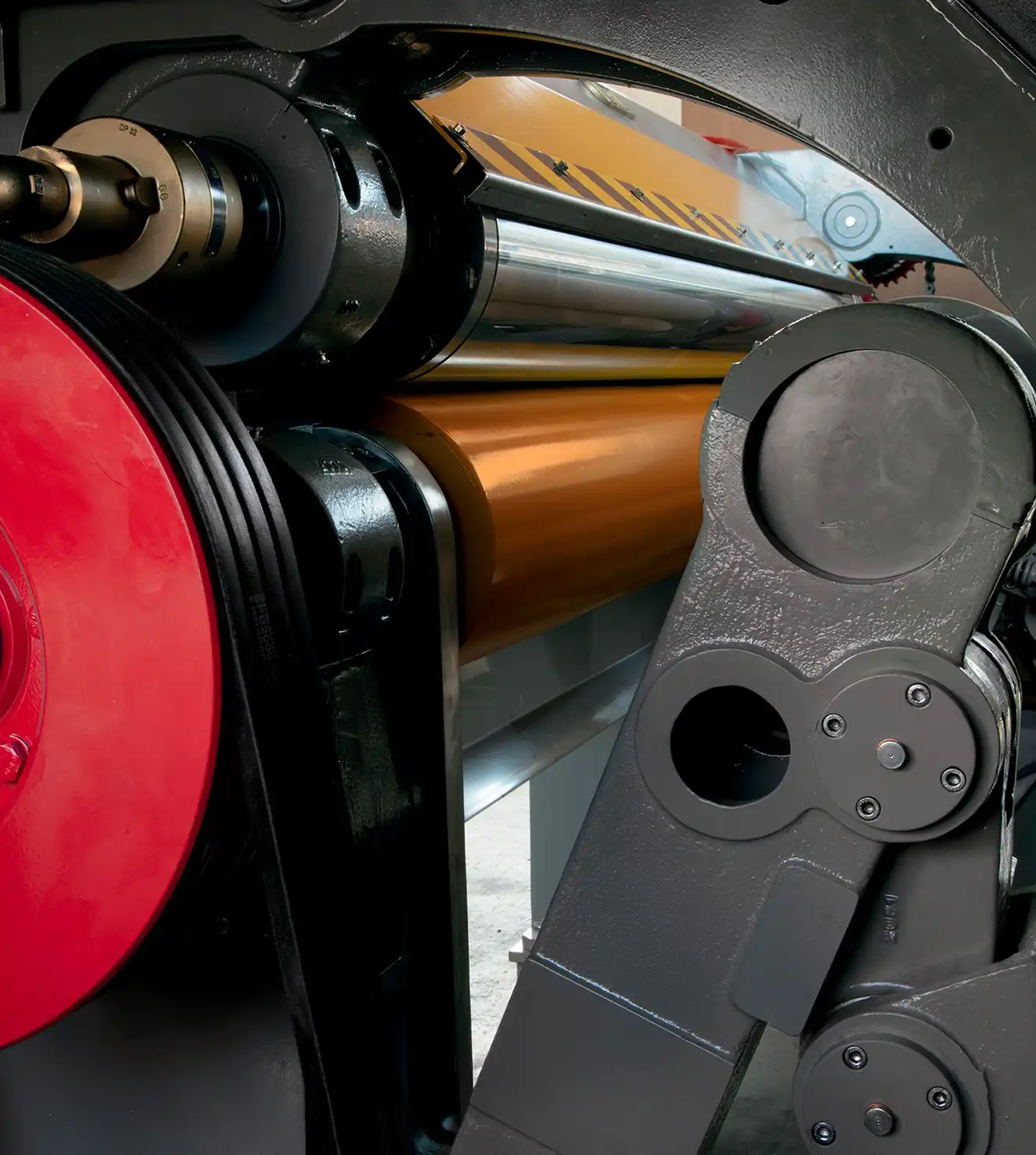 Particolare versione RR con cilindro pressatore cromato lucido